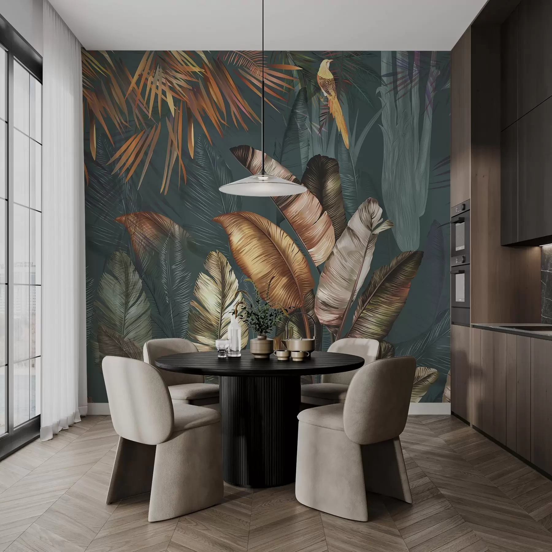 murais de parede Folhas u50468d1