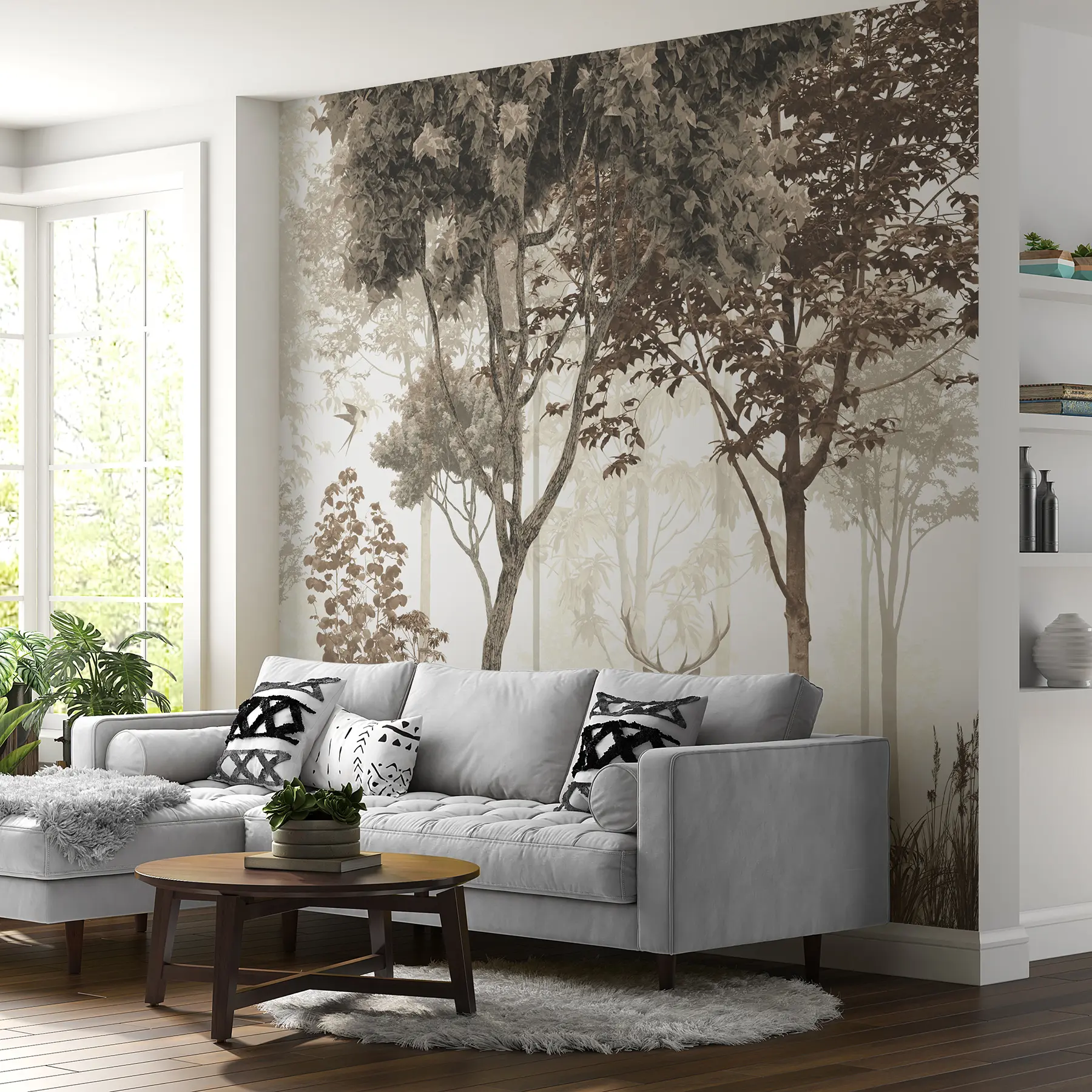 murais de parede Floresta mágica u72134d1